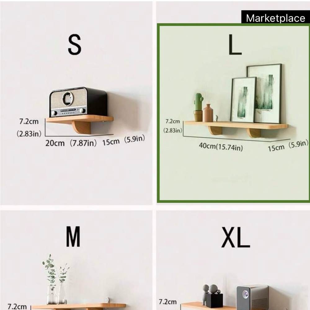Wooden Wall Shelf